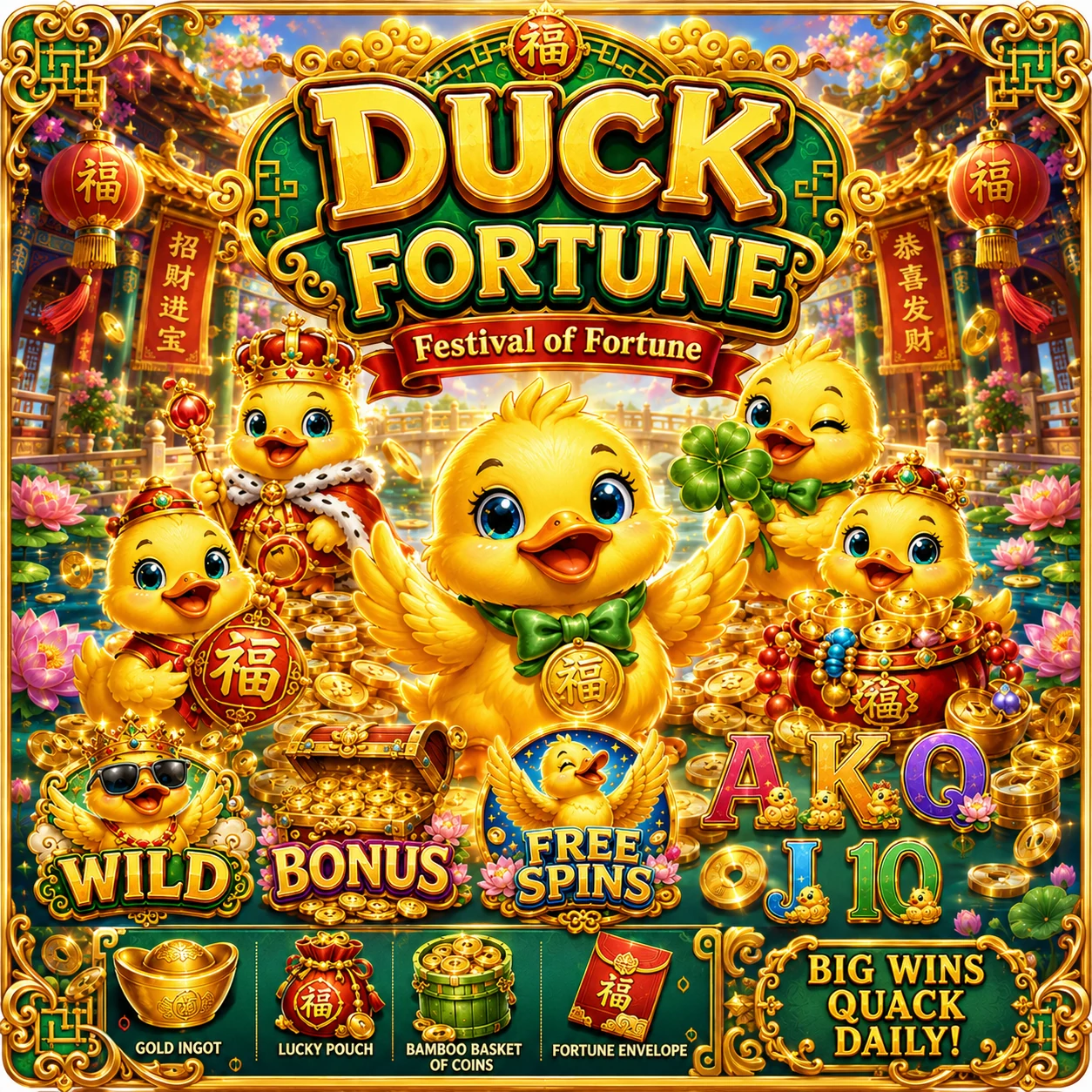 Duck Fortune game title artwork