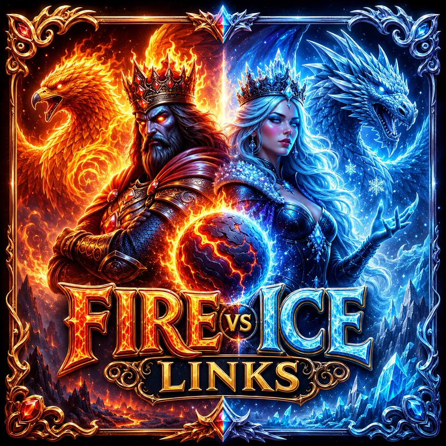 Fire vs Ice Links game title artwork