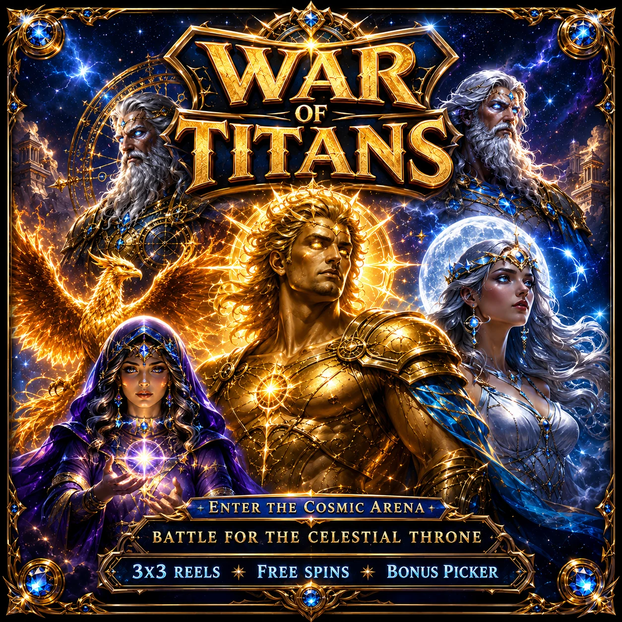 War of Titans game title artwork
